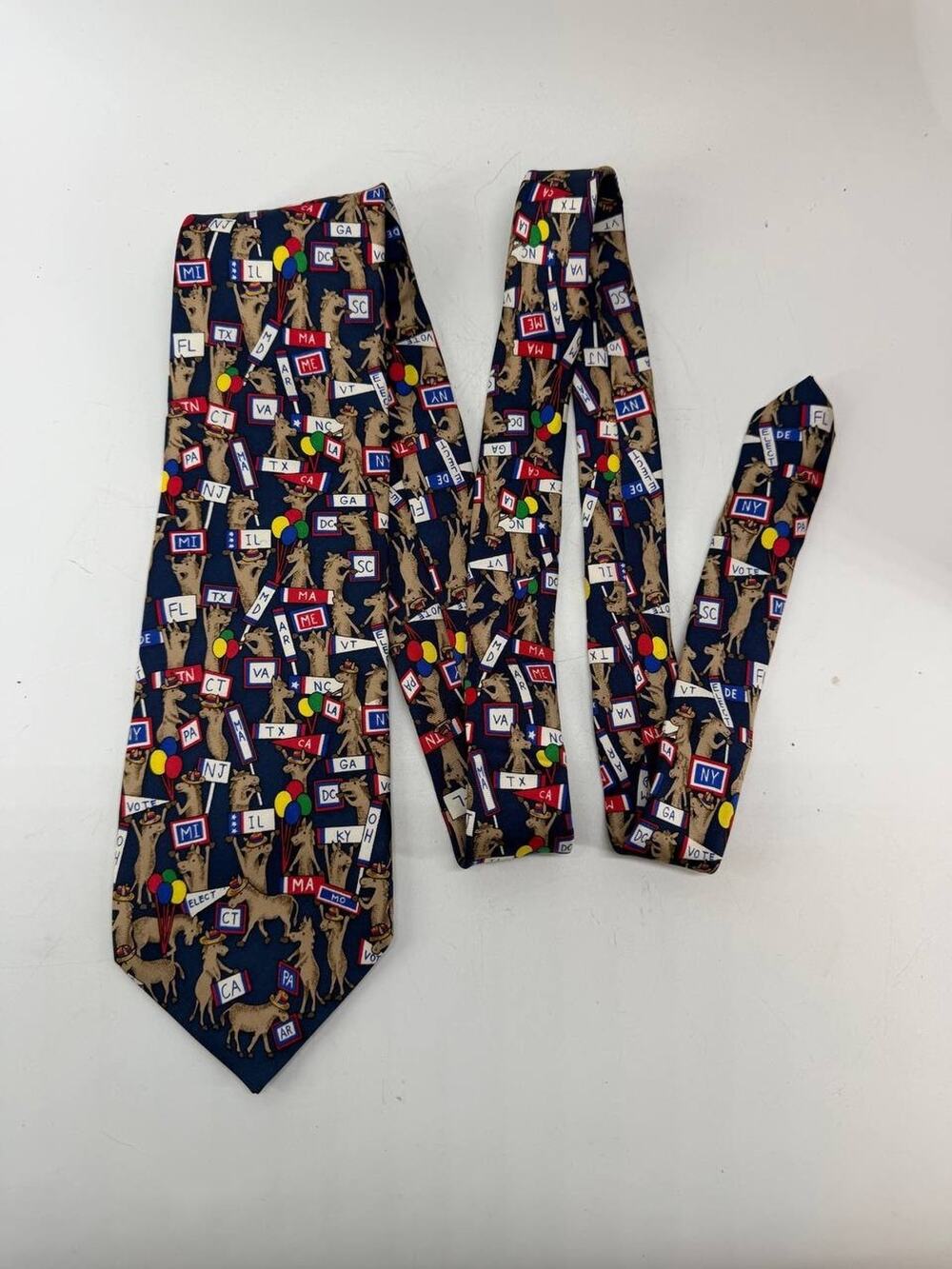 Alynn Neckwear Democrat Political Tie Donkey Election States Novelty USA